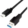 LOGILINK CU0168 LOGILINK - USB 3.2 Gen1x1 laidas, USB-A kištukas iki USB-C kištukas, juodas, 1m