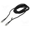 LogiLink USB-C 480 Mb/s, 100 W 3,0 m pintas juodas