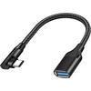 LogiLink Kampinis USB-C laidas USB 3.2 15W 0.2m