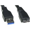 USB kabelis Logo USB-A - mikroUSB 2 m Juoda