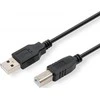 Logotipas USB kabelis (2.0), USB A M - USB B (M), 1.8m