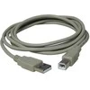 Logo USB kabelis (2.0), USB A M - USB B (M), 3m, juoda, blister