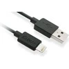 USB kabelis Luxa2 USB-A - Žaibas 1 m Juodas (PO- APP- PCL1BK -0)