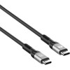 Kabelis USB Manhattan USB-C - USB-C 2 m Juodas (356381)
