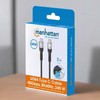 Kabelis USB Manhattan USB-C - USB-C 2 m Juodas (356381)