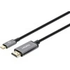 Kabelis USB Manhattan USB-C - HDMI 2 m Juodas (153607)