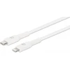 USB kabelis Manhattan USB-C - Lightning 1 m Baltas (394512)