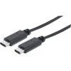 USB kabelis Manhattan USB-C - USB-C 1 m Juodas (353526)