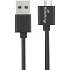 Kabelis USB MediaRange MRCS240 USB-A na Micro-B USB 3.2 Gen 1 1.8 m Juodas