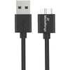 Kabelis USB MediaRange MRCS240 USB-A na Micro-B USB 3.2 Gen 1 1.8 m Juodas