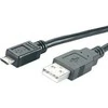 USB kabelis MediaRange USB-A - mikroUSB 1,2 m Juoda (MRC138)