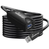Kabelis USB MediaRange USB-A - USB-A 5 m Juodas (MRCS242)