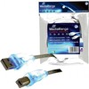 Kabelis USB MediaRange USB-A - USB-B 1.8 m Permatomas (MRCS109)