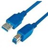 Kabelis USB MediaRange USB-A - USB-B 3 m Mėlyna (MRCS149)