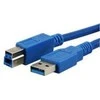 Kabelis USB MediaRange USB-A - USB-B 3 m Mėlyna (MRCS149)