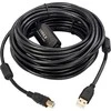USB kabelis MicroConnect USB-A - USB-B 10 m Juodas (USBAB10B- ACTIVE)