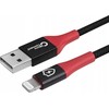 Kabelis USB MicroConnect Lightning - USB-A 1,5 m Juodas (Safe Charge USB-A to)