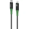 USB laidas MicroConnect Lightning - USB-C 1 m Juodas (Smart Charge MFI USB-C į)