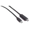 USB kabelis MicroConnect USB-C - mini vaizduoklis 3 m juodas (USB3.1CMDP3)