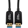 USB kabelis MicroConnect USB-A - USB-A 10 m Juodas (MC-USB3.0AA10BOP)