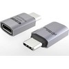 Adapteris USB MicroConnect USB-C - USB-C Juodas (Premium USB4 Gen 3x2 USB-C)