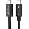 MicroConnect 28 colių „Thunderbolt 4“ kabelis, 3M, 100W, 8K60Hz - kabelis (TB4030)