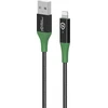 USB laidas MicroConnect USB-A - Lightning 1 m Žalias (Smart Charge MFI USB-A - Lightning)