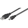 USB kabelis MicroConnect USB-A - miniUSB 10 m juodas (USBMB510)