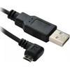Kabelis USB MicroConnect USB-A - microUSB 1.8 m Juodas (USBABMICRO18ANG)