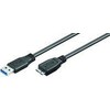 Kabelis USB MicroConnect USB-A - mikroUSB 5 m Juodas (USB3 .0 AB5MICRO)