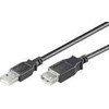 MicroConnect Kabelis MICRO_CONNEC USB TypeA M, USB TypeA F, 1.8m, juodas