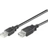 MicroConnect Kabelis MICRO_CONNEC USB TypeA M, USB TypeA F, 1.8m, juodas