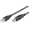 USB kabelis MicroConnect USB-A - USB-B 0,5 m Juodas (USBAB05B)