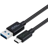 Kabelis USB MicroConnect USB-A - USB-C 0.5 m Juodas (ECO-USB3.2CA05*)