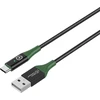 Kabelis USB MicroConnect USB-A - USB-C 1 m Juodas (MC-SMART USB-A-C-01)