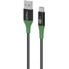 Kabelis USB MicroConnect USB-A - USB-C 2 m Juodas (MC-SMART USB-A-C-02)