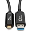 Kabelis USB MicroConnect USB-A - USB-C 20 m Juodas (MC-USB3.2CA20OP)