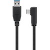 USB kabelis MicroConnect USB-A - USB-C 2 m Juodas (USB3.1CA2A)