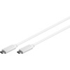 Kabelis USB MicroConnect USB-C – 0,5 m Baltas (USB3.1CC05W)