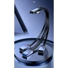 Kabelis USB MicroConnect USB-C - 3x USB-A 0.55 m Mėlyna (MC-USBCANG-USBA3WAY)
