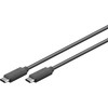 USB kabelis MicroConnect USB-C - USB-C 0,5 m Juodas (USB3.2CC0.5)