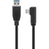 USB kabelis MicroConnect USB-A - USB-C 3 m Juodas (USB3.1CA3A)