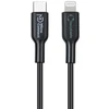 USB laidas MicroConnect USB-C - Lightning 1 m Juodas (ECO-USB3.1CL1*)