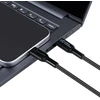 USB laidas MicroConnect USB-C - Lightning 1 m Juodas (ECO-USB3.1CL1*)