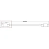 Kabelis USB MicroConnect USB-C - USB-C 1 m Juodas (DOCKUSB3.2CC1)