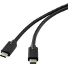 Kabelis USB MicroConnect USB-C - USB-C 1 m Juodas (DOCKUSB3.2CC1)