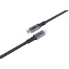 Kabelis USB MicroConnect USB-C - USB-C 1 m Juodas (Premium USB4 USB-C cable 1m)