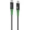 Kabelis USB MicroConnect USB-C - USB-C 1 m Juodas (MC-SMART USB-C-C-01)