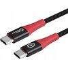 Kabelis USB MicroConnect USB-C - USB-C 1,5 m Juodas (Safe Charge USB-C to C Data)
