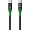 Kabelis USB MicroConnect USB-C - USB-C 2 m Juodai-žalia (MC-SMART USB-C-C-02)